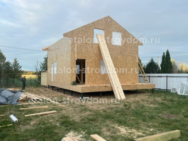 Каркасная баня 10х7