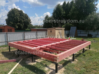 Каркасная баня 6x6