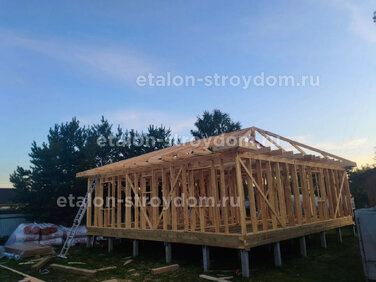 Каркасный дом 9.5x10